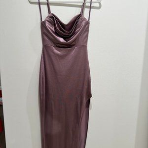 Windsor Purple High Slit Dress